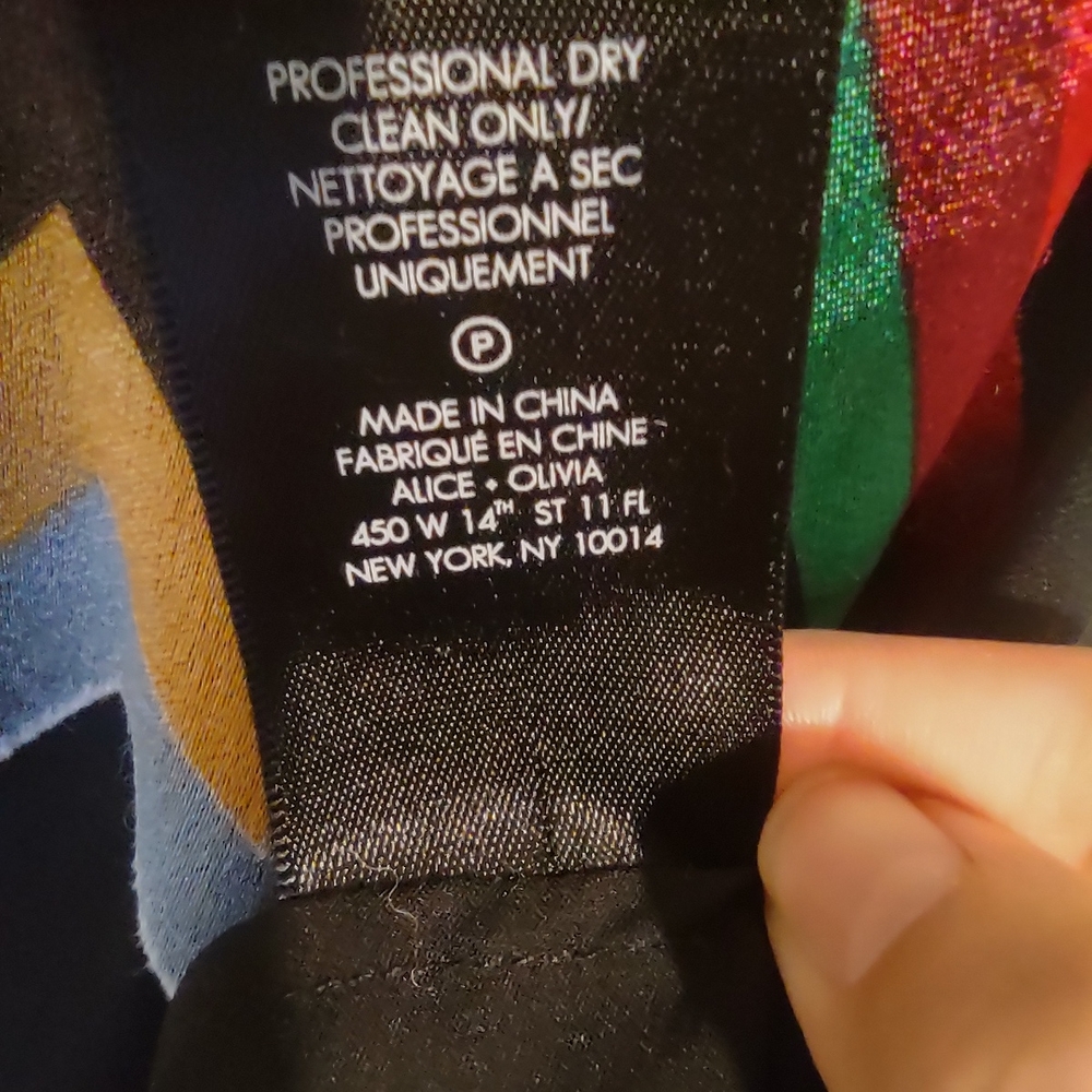 Multicolor Chevron Pattern Dress - Picture 6 of 8